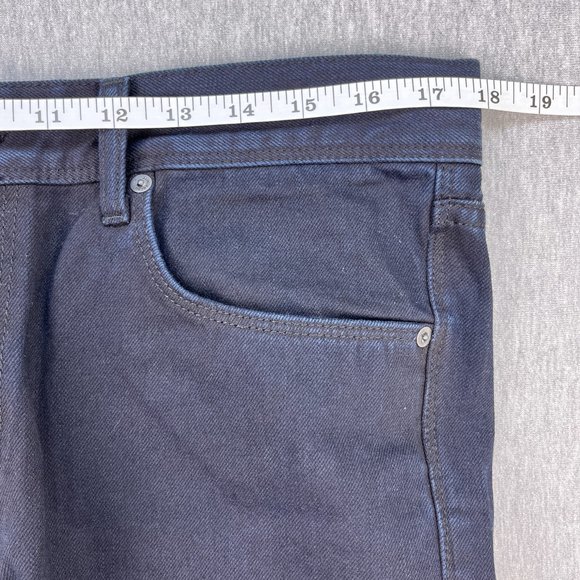 J. Lindeberg Jeans Mens 34x34 Damien Black Ink Mid-Rise Skinny Dark Wash Denim - Picture 12 of 15